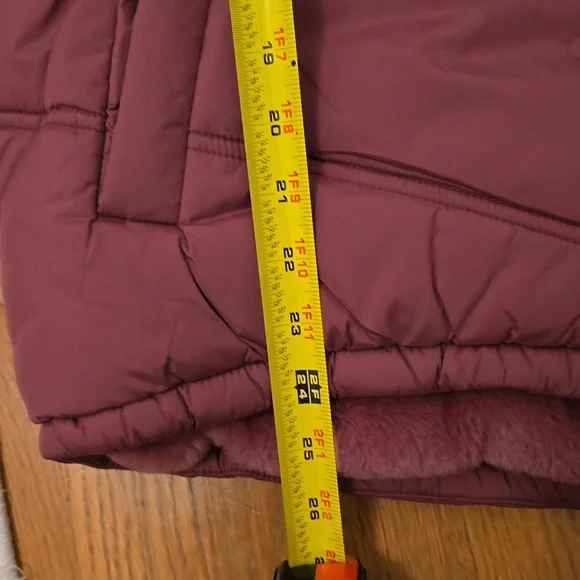 ARIZONA JEAN CO WOMEN'S JUNIORS WINTER BERRY HOODED COAT SIZE LARGE - Picture 13 of 15